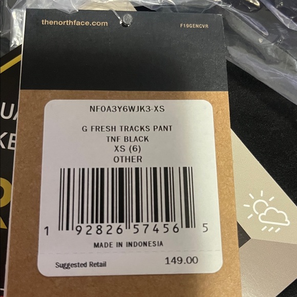 The North Face Goretex Fresh Tracks Ski Snowboard Snow Pants NWT - Picture 12 of 13